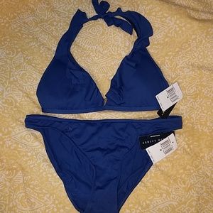 Ralph Lauren Bikini Ruffled Top w/ Matching Bottom